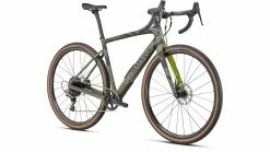 Diverge Comp Kohlenstoff Gravel Fahrrad Specialized 2022 Satin Olive/Oak/Chrome/Wild
