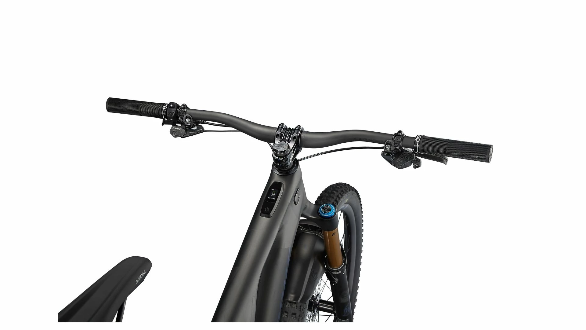 Turbo Levo Gen3 S-Works Kohlenstoff Specialized 2022 Blau Ghost Gravity Fade/Schwarz/Light Silver – Bild 4